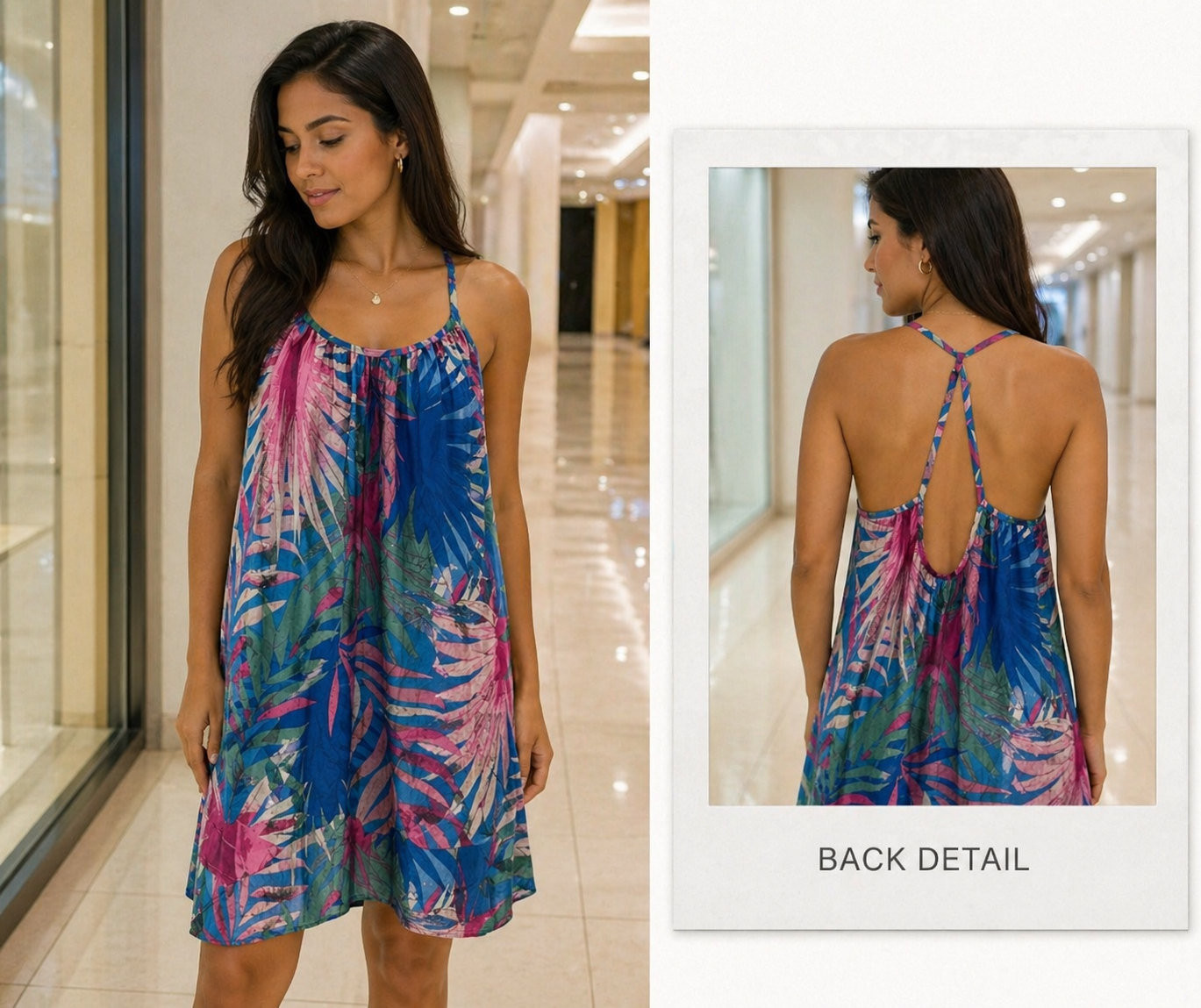 Banana Boat Women's Sleeveless Floral Printed UPF 50+ Dress - Image 3