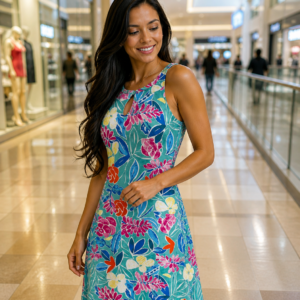 Banana Boat Women UPF 50+ Sleeveless Shift Dress