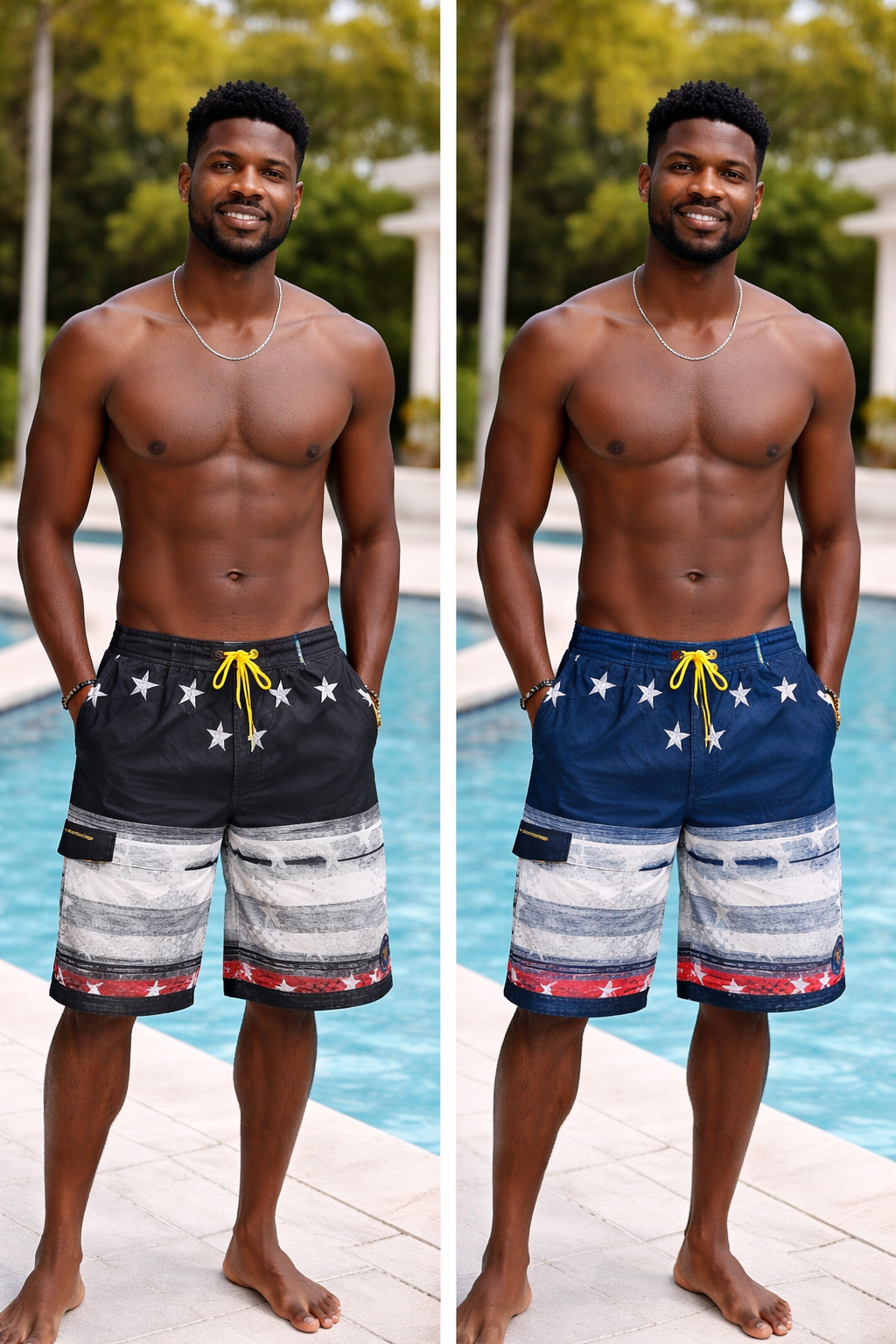 Banana Boat UPF 50+ Four Way Stretch Performance Quick Dry Swim Trunks - Image 2