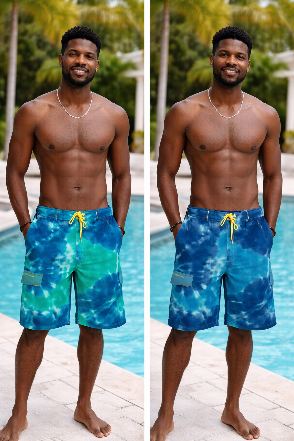 Banana Boat UPF 50+ Four Way Stretch Performance Quick Dry Swim Trunks - Image 3