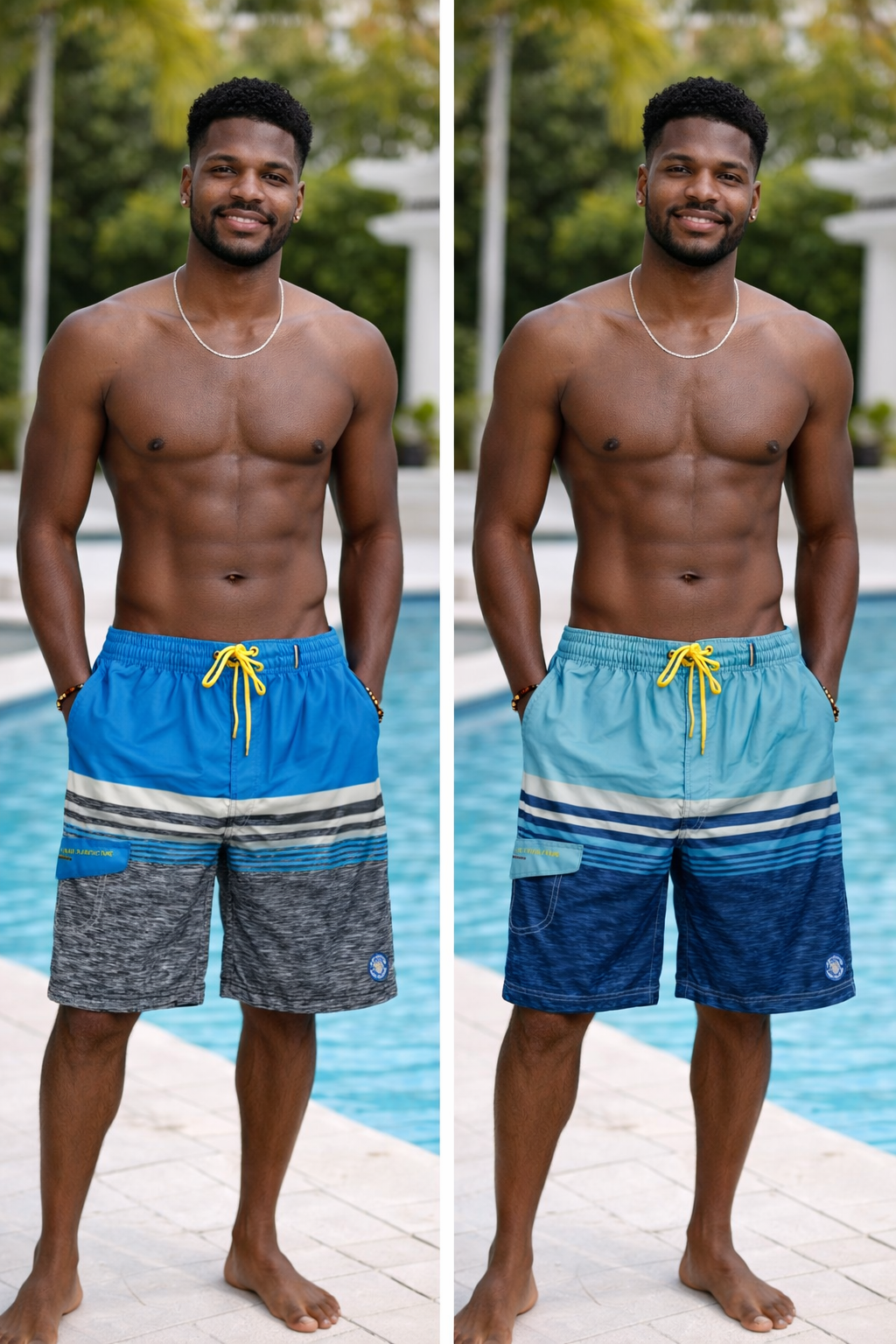 Banana Boat UPF 50+ Four Way Stretch Performance Quick Dry Swim Trunks - Image 4