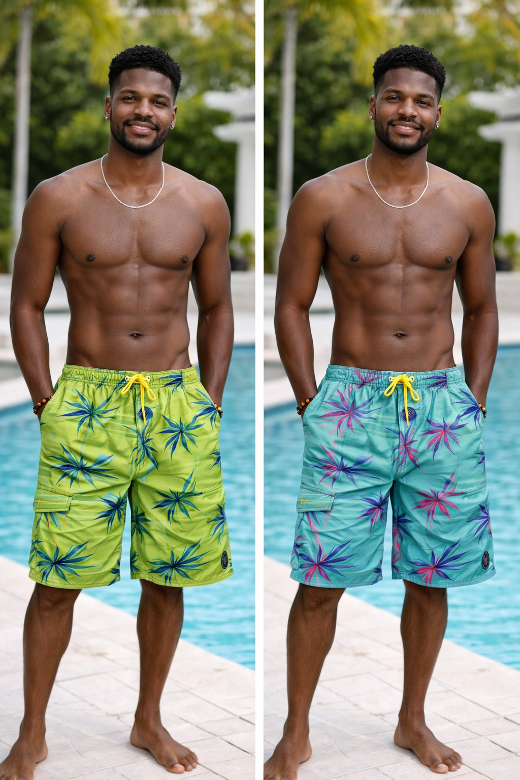 Banana Boat UPF 50+ Four Way Stretch Performance Quick Dry Swim Trunks - Image 6
