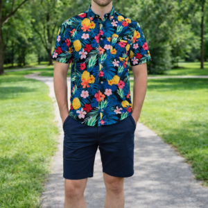 Banana Boat UPF 50+ Hawaiian Shirt