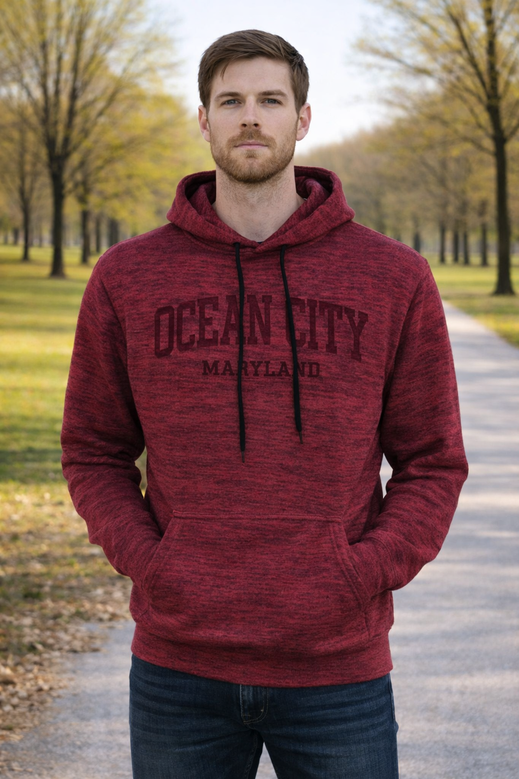 Basix of America Men's Performance Pullover Hooded Space Fabrics - Image 4