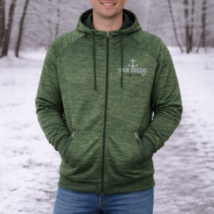 Men's Performance Full Zip Hoodie Sweatshirt